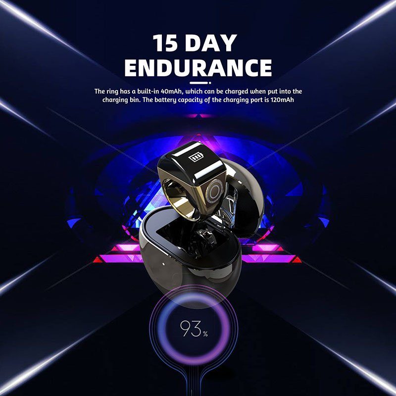 Hot selling Islamic Gift Zikr Ring Muslim Smart Ring With Tasbih Online Azan Clock Sunrise Alarm Clock Healthy Smart Ring